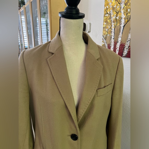 Pure Collection - classic & elegant camel coat in wool & cashmere - Picture 2 of 12